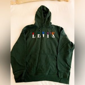 Levi’s oversized embroidery hoodie